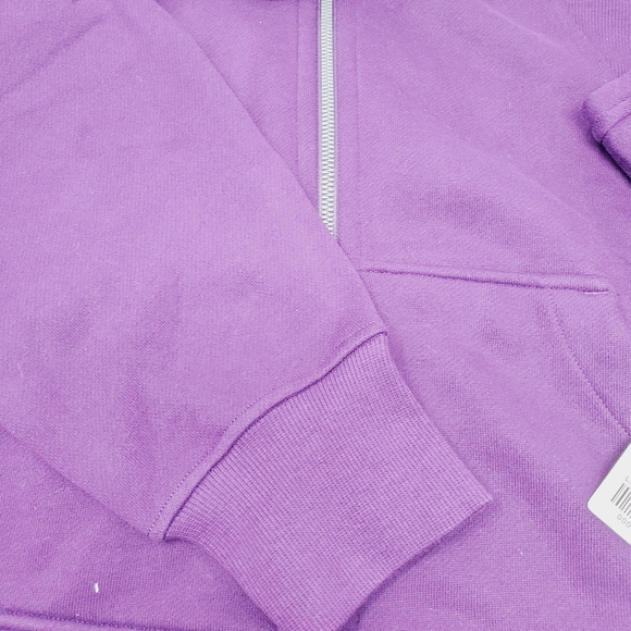 [ NWT ] Size XS Small Dramatic Magenta scuba oversized 1/2 zip Lululemon - Picture 3 of 8